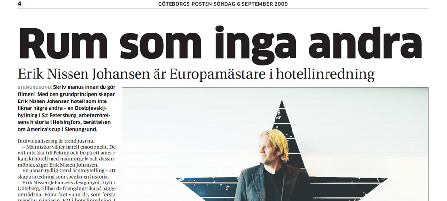 Erik in Göteborgs Posten 
